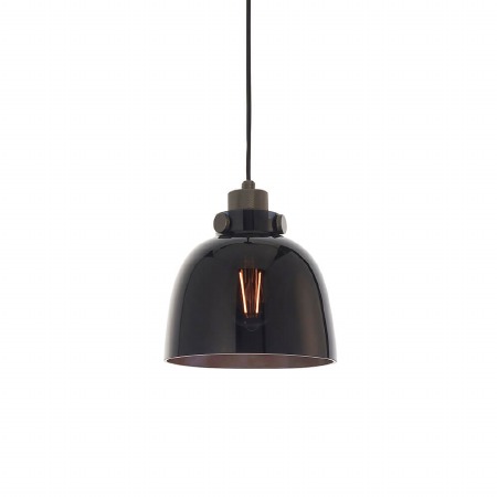 Buckland Pendant Black Chrome