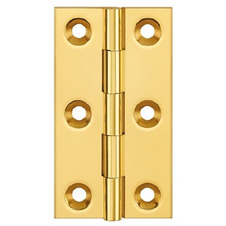 Butt Hinge 0940 51x28.5mm Polished Brass Unlacquered