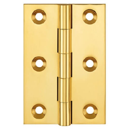 Butt Hinge 1010 75x51mm Polished Brass Unlacquered