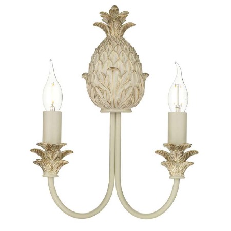 David Hunt Cabana Double Wall Light Cream and Gold