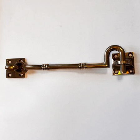 Aston Cabin Hook 203mm Antique Brass Unlacquered