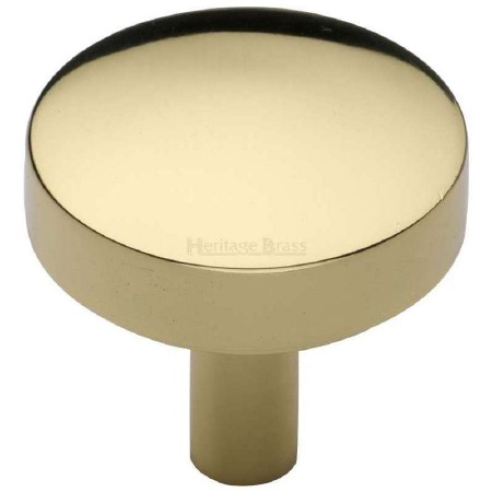 Heritage Tayo Cabinet Knob C3875 32mm Polished Brass