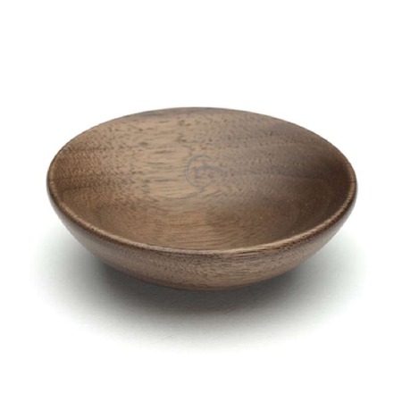 Heritage Bowl Cabinet Knob W4328 Walnut Wood