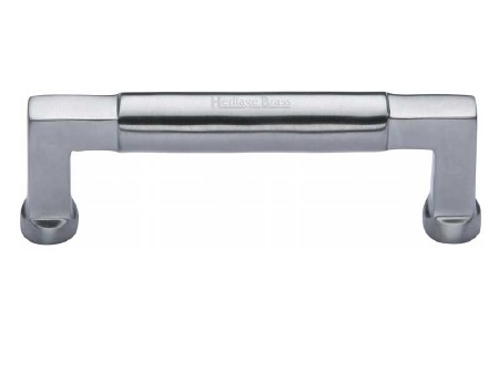 Heritage Bauhaus Cabinet Pull C0312 101mm Satin Chrome
