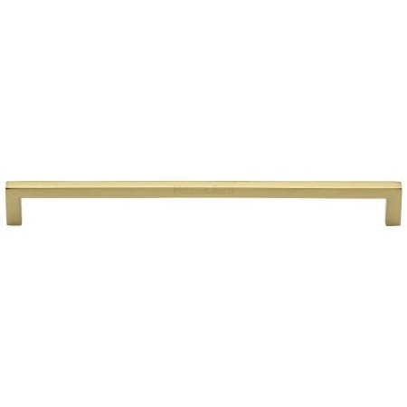 Heritage City Cabinet Pull C0339 256mm Polished Brass