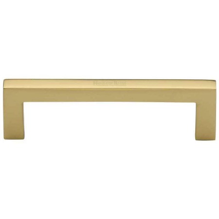 Heritage City Cabinet Pull C0339 96mm Polished Brass