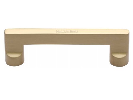 Heritage Cabinet Pull Handle C0345 96mm Satin Brass