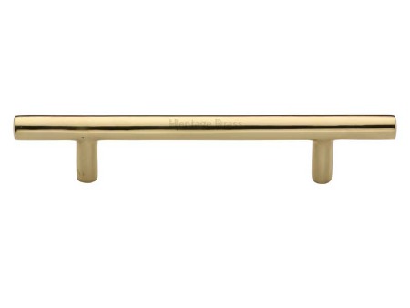 Heritage Cabinet Pull C0361 101mm Polished Brass