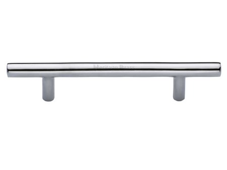 Heritage Cabinet Pull C0361 101mm Polished Chrome