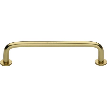 Heritage Wire Cabinet Pull C2156 128mm Polished Brass Lacquered