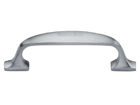 Heritage Cabinet Pull C7213 76mm Satin Chrome