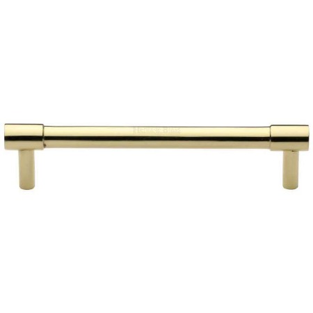 Heritage Phoenix Cabinet Pull V4434 128mm Polished Brass