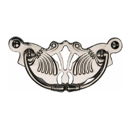 Heritage Decorative Cabinet Drop Handle V5021 Polished Nickel