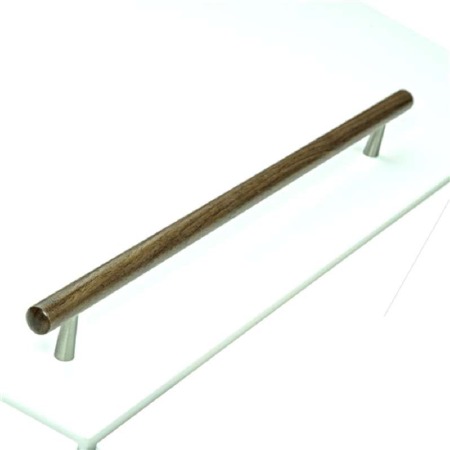 Heritage Tilaa Cabinet T-Bar Pull W7763 320mm Walnut Wood