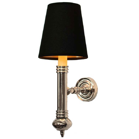 Carlton Single Wall Light Polished Nickel