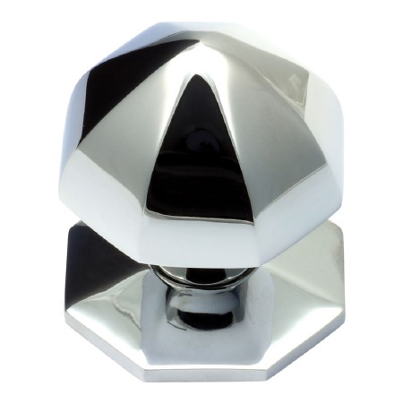 Carousel Small Centre Door Knob Polished Chrome