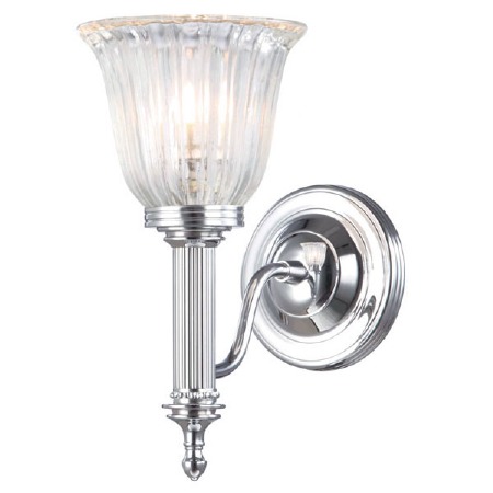 Elstead Carroll 1 Bathroom Wall Light Chrome - Broughtons Lighting ...