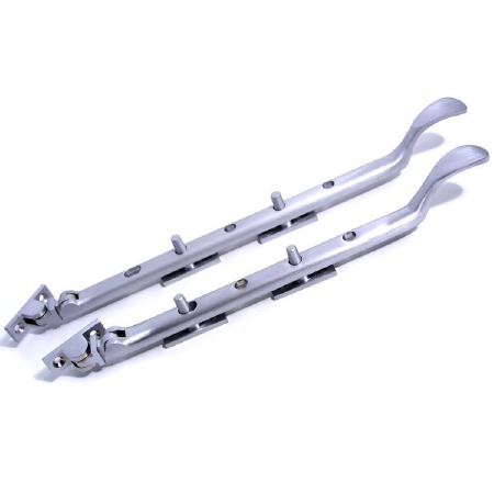 Window Stay Satin Chrome