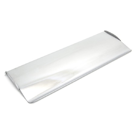 From The Anvil Period Letterplate Cover Large Satin Chrome