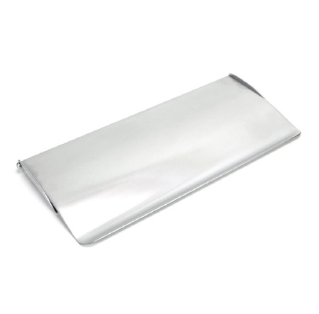 From The Anvil Period Letterplate Cover Small Satin Chrome