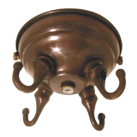 4 Hook Ceiling Hook Plate Metal Antique