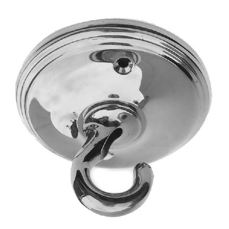 Victorian Constable 628 Ceiling Hook Polished Chrome