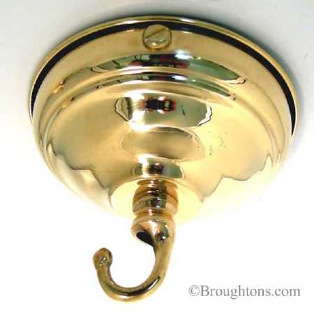 Ceiling 1 Hook RP29 Polished Brass