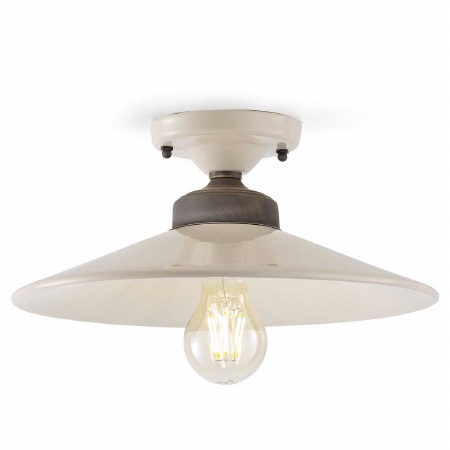 Ferroluce Semi Flush Ceiling Light C1633 Crema