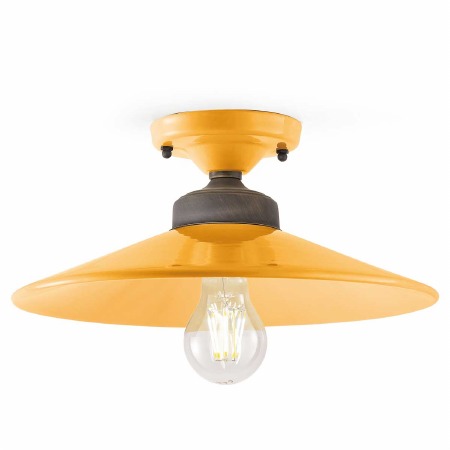 Ferroluce Semi Flush Ceiling Light C1633 Giallo