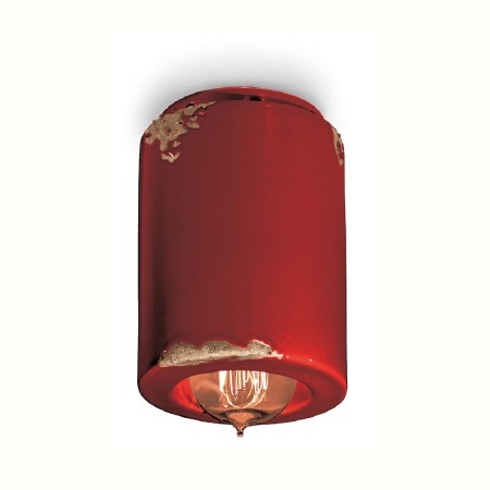 Ferroluce Ceiling Light C985 Vintage Bordeaux