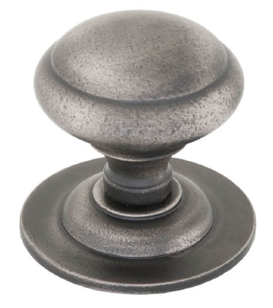 From The Anvil Centre Door Knob Antique Pewter