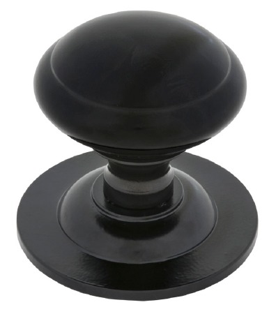 From The Anvil Centre Door Knob Black