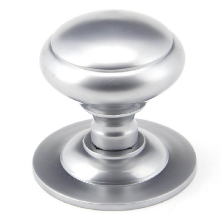 From The Anvil Centre Door Knob Satin Chrome