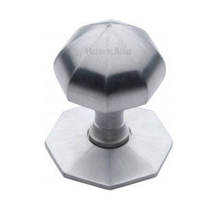 Heritage V880 Centre Door Knob Satin Chrome
