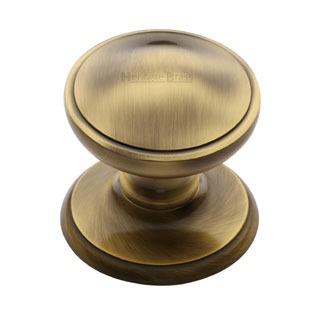 Heritage V900 Centre Door Knob Antique Brass Lacquered