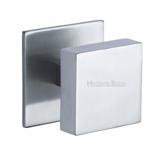 Heritage V908 Centre Door Knob Satin Chrome