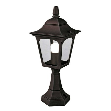 Elstead Chapel Mini Pedestal Lantern Light Black
