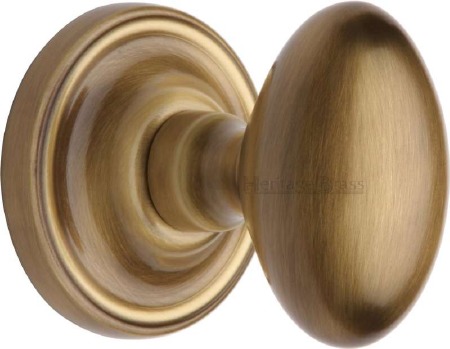 Heritage Chelsea Mortice Knobs CHE7373 Antique Brass