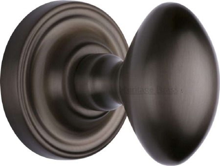 Heritage Chelsea Mortice Knobs CHE7373 Matt Bronze