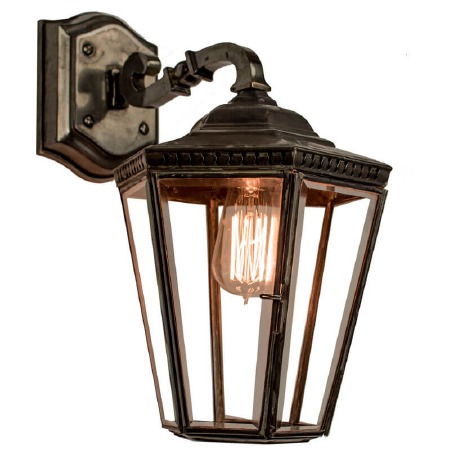 Chelsea Overhead Arm Wall Lantern Antique Brass