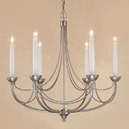 Cirrus 6 Light Chandelier Natural