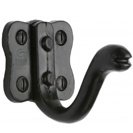 Heritage Tudor Coat Hook TC695 Black Ironwork