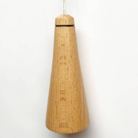 Cord Pull Cone  Hand-made Solid Beech