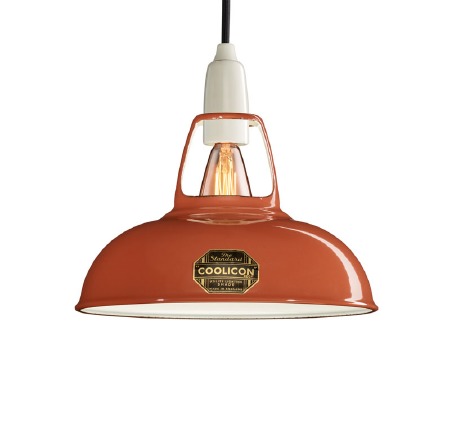 Coolicon Original 1933 Design Light Shade 23cm Terracotta