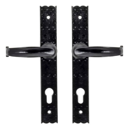 From The Anvil Cottage Espagnolette Door Handles Black