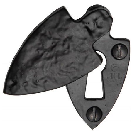 Heritage Tudor Covered Escutcheon TC542 Black Ironwork