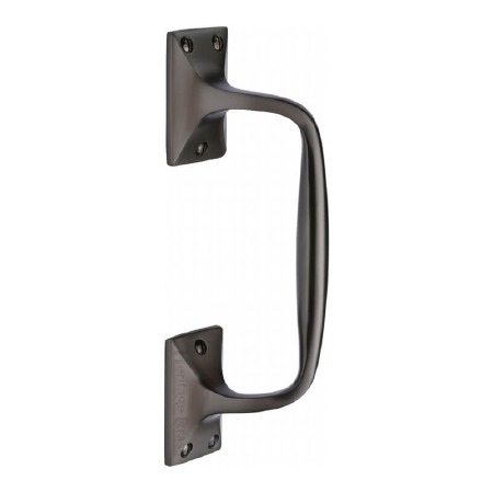 Heritage Cranked Pull Handle V1150 202 Matt Bronze