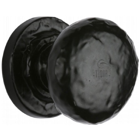 Heritage Tudor Cupboard Knob TC532 32mm Black Ironwork