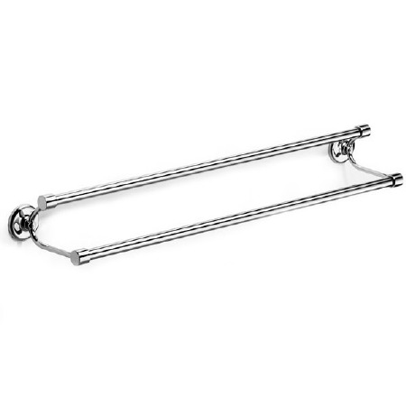 Samuel Heath N1301 Classic Double Towel Rail Polished Chrome