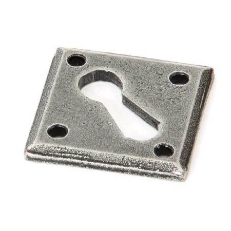 From The Anvil Diamond Escutcheon Pewter Patina